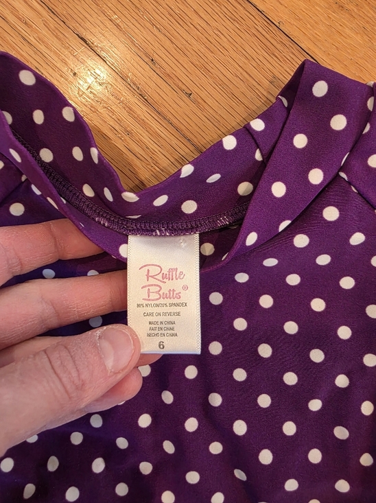 Ruffle Butts Rashguard Top - Picture 2 of 2